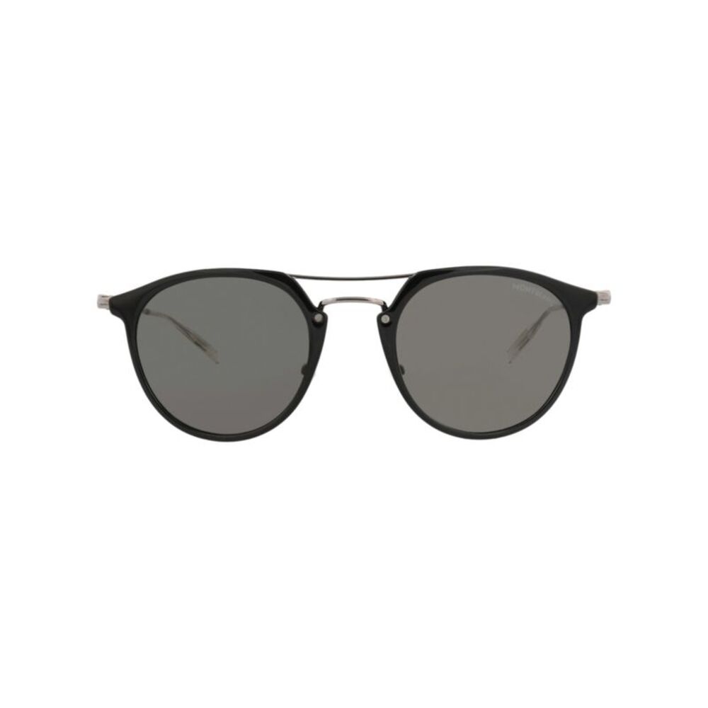 Montblanc Aviator-Frame Injection Sunglasses Black Mens